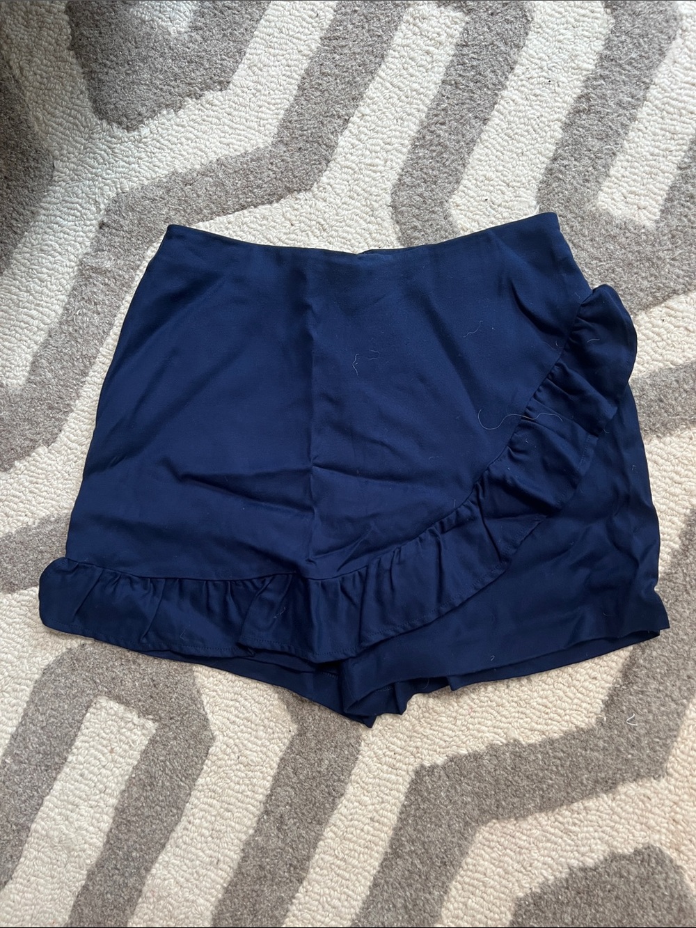Lilly Pulitzer Navy Ruffle Skort